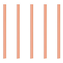 5X 99,6 % T2 Lila Kupfer Cu-Flacheisenplatte 3 mm x 15 mm x 250 mm Metallstreifen