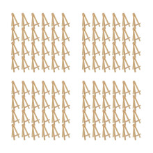 Espositori Nel Legno da 96 Pezzi 12,7 cm, Cavalletti, Supporti da Tavolo, Adatti per Artigianato per Bambini, Biglietti da Visita