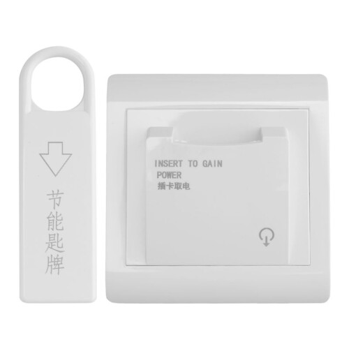 5X High Grade Hotel Magnetic Card   Saving  Insert Key for Power 2