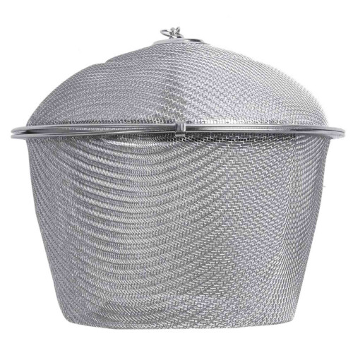 3X Extra Large Stainless Steel Twist Lock Mesh Tea  Tea Infuser with Hook Chain 1