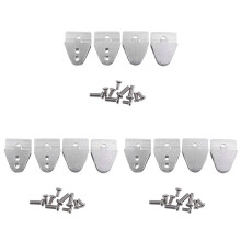 12 Stücke Upgrade Ersatz Teile Metall Hebe Lug RC Auto für 1/16 WPL B14 B24 B16 Lkw mit Schrauben Satz Zubehör