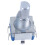 2X 20-Point Shaft Detents Encoder and 360 Degree Rotary with Push Button  + Silver 6