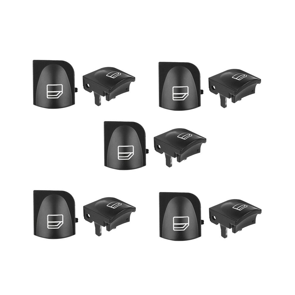 10X Window Button Covers For W203 W208 C Clk Class Front Left+Right Window 4712356121396