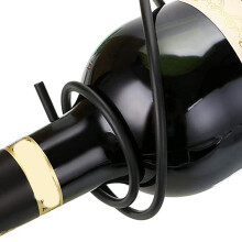 6 Pack Metall Wein Regal Wand Wein Flaschen Halter Ein Der Wand - Wand Dekoration Kunst - Inklusive Befestigungs Schrauben und