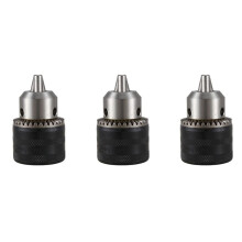 3X Key Type 1.5-13mm Capacity B16 Tapered Bore Drill Chuck