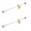 2Pc 20 Inch Airless Sprayer Paint Tool Extension Pole 50cm with Tip Guard Nozzle 1