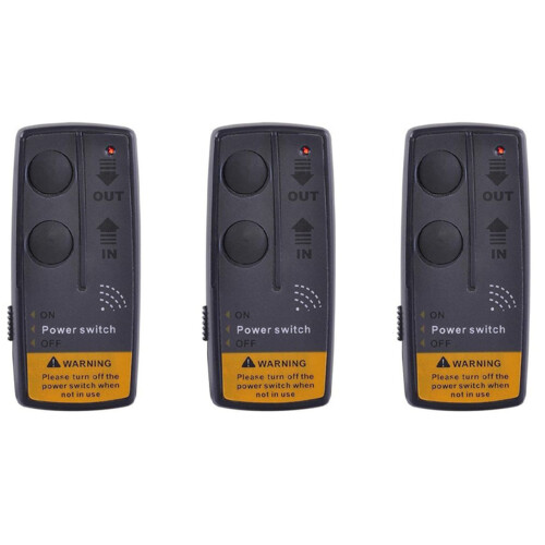 3X 12V Wireless Winch Remote Control Kit Handset for Car ATV SUV UTV Universal