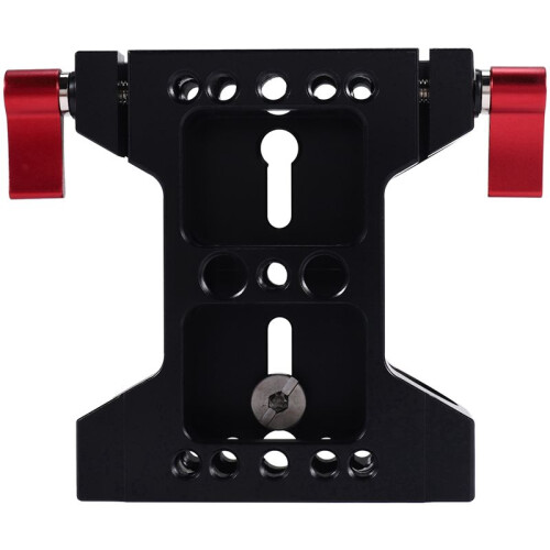 3X Multifunction Camera Base Plate with 15mm Rod Rail Clamp for Dslr Camera Shoulder Rig Support Accessories 2