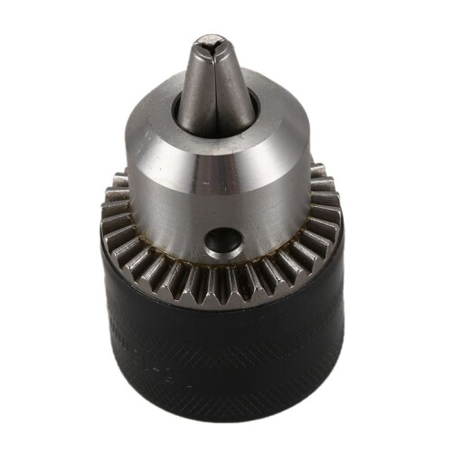 3X Key Type 1.5-13mm Capacity B16 Tapered Bore Drill Chuck 1