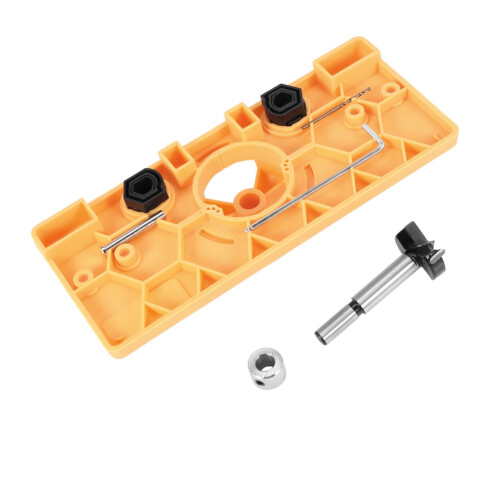 2 set 35MM Cup Style Hinge Boring Jig Drill Guide Set Door Hole Template for  Tool 2