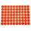 3 Set 19mm Circles Round Code Stickers Self Adhesive Sticky Labels Red 4