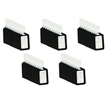 50Pcs Luggage Tags Suitcase Label Bag Travel Accessories Black