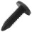 150Pcs 6mm Plastic Push Type Rivet Bumper Pin Clips 3