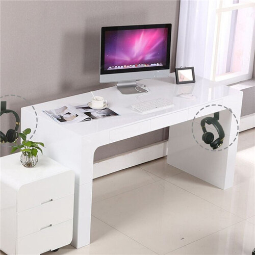 2X Acrylic Headphone Bracket Wall Mounted Headset Holder Desk Display Stand Bracket Hanger Headphone 2