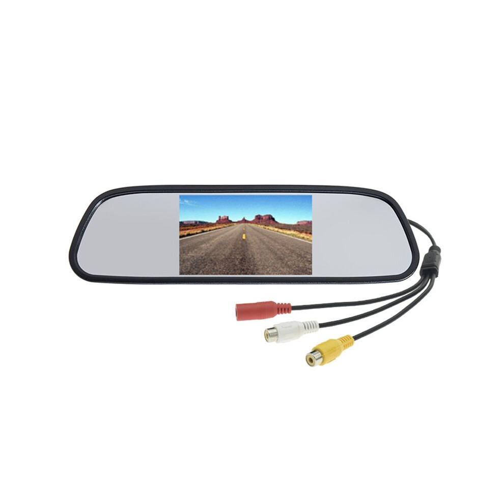 Car Video Parking Monitor Car Rearview Camera 4.3 Inch Tft Lcd Car Rearview Mirror Monitor Reverse Image 12V-24V 6032208335961
