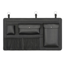 SUV Car Trunk  Bag Back Organizer Leather Auto Backseat Hanging Storage Bag Bottle Water Cup Tools