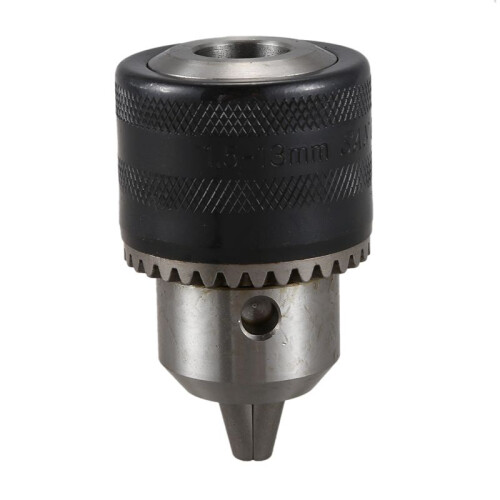 3X Key Type 1.5-13mm Capacity B16 Tapered Bore Drill Chuck 2