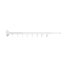 Wall-Mounted Foldable Aluminum Alloy Clothes Drying Rack Perfect for Balcony Bedroom Kitchen Living Room A White