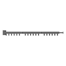 Wall-Mounted Foldable Aluminum Alloy Clothes Drying Rack Perfect for Balcony Bedroom Kitchen Living Room C Black