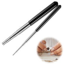 Ferramentas de Embrulho de Fio de 2 Pacotes para Fabricação de Joias, Haste de Enrolamento de Fio de 1,5 Mm-10 mm Ferramenta de Fio de Cobre Torcido