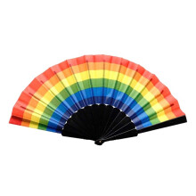 Ventaglio Pieghevole Arcobaleno Ventaglio Matrimonio Arcobaleno Modello Arcobaleno Ventaglio In Plastica Accessori per Parata Bomboniere