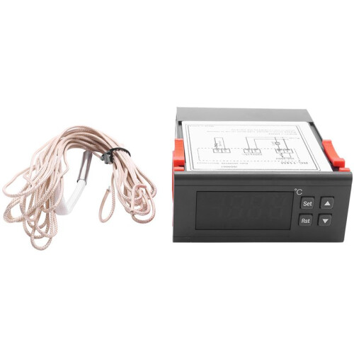 4X 220V/30A Digital Temperature Controller Rc-114M Thermostat Relay Output -30-300 Degree with Ntc Sensor 1