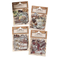 160 PCS Vintage Stickers Scrapbook Stickers DIY Supplies -Adhesive Sticker Pack for Junk Journal Supplies