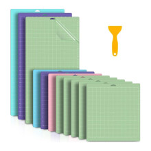 11 Pcs Cutting Mat Variety for Crafts Machine Gridded Quilting Cut Mats Strong Standard Light(12x12In, 24X 12In)
