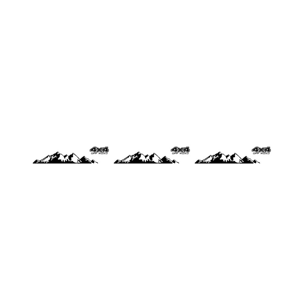 3X Car Sticker 4X4 Off Road Graphic Decal For Ranger Raptor Pickup Dma Navara Hilux Accessories 6132772516886
