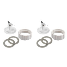 2X Blade Replacement Parts with Jar Base Cap and O-Ring Seal Gasket Accessories Kit for Beach Blender Parts