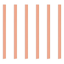 6X 99.6% T2 Copper Cu Flat Bar Plate 3mm x 15mm x 250mm Metal Strip