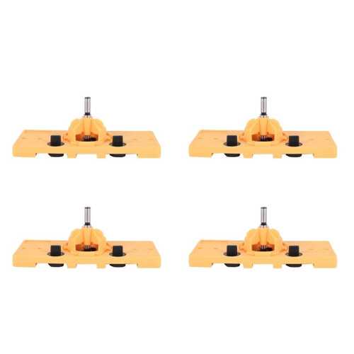 4 set 35MM Cup Style Hinge Boring Jig Drill Guide Set Door Hole Template for  Tool