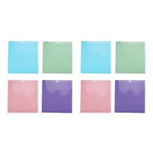 8 Pcs Mixed Color PVC Cutting Mat Grid Cutting Pads Cutting Plotter Pad Replacement Accessories for Maker/Cameo 4