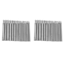 Jewellers Tool Jewelry Dapping Block Set with 34Pcs Jewelry Tool Kit Dapping Punches with Plastic Stand