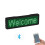 2X  LED Name Badge Rechargeable Light Sign DIY Programmable Scrolling Message Board Display LED,Type 5 2