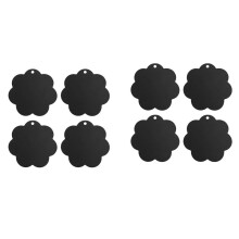 8 Pc Electric Induction Hob Protector Mat 25cm Anti-Slip Mat Silicone Cooktop Scratch Protector Cover Heat Insulated Mat