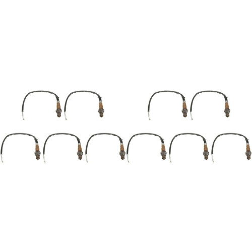 10X 4 Wire Universal Gas O2 Oxygen Sensor Lambda O2 Sensor 0258986602 0258986507 for    -