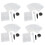 4 Pods 100 Seals Refillable  Coffee Capsule Reusable for  Machine Espresso Coffee Maker Cup Filter 1