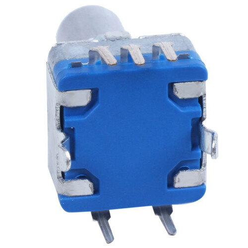 5X 20-Point Shaft Detents Encoder and 360 Degree Rotary with Push Button  + Silver 2