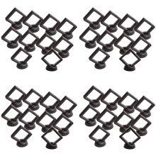 Coin Display Box - Set of 40 3D Floating Frame Display Holder with Stands for Challenge Coins, AA Medallions, Jewelry