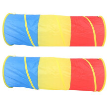 2X Giocattoli per Bambini Tunnel Strisciante Tubetto per Bambini per Interni per Esterni Gioco per Bambini Gioco Strisciante Boy Girl Best Birthday