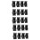20Pcs Collapsible Support Frame Self-Locking Hinge Table Leg Fittings and Gussets - for Folding Legs Folding Workbench 1