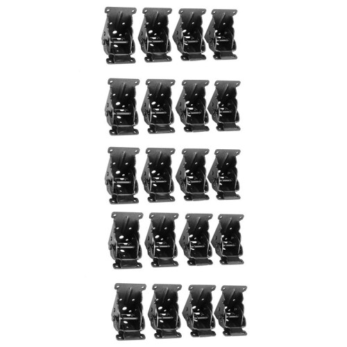 20Pcs Collapsible Support Frame Self-Locking Hinge Table Leg Fittings and Gussets - for Folding Legs Folding Workbench