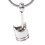 4X Trendy Car Engine Piston Keyring Chain Keychain Key Fob Silver 2