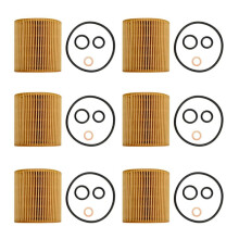 6X Oil Filter 11427508969 for 1 3 5 Series X1 X3 Z4 Roadster E46 E81 E87 E90 E60 E61 E84 E83