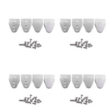 16 Stücke Upgrade Ersatz Teile Metall Hebe Lug RC Auto für 1/16 WPL B14 B24 B16 Lkw mit Schrauben Satz Zubehör