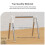 Compact Clothes Rack Retractable Clothes Drying Rack with Storage Bag Stable Design for High Load-Bearing Capacity 2