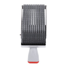 5X Multipurpose 12 Digit Alphabet Rolling Rubber Stamp English Letter Number Emboss DIY Scrapbooking Roller Stationery