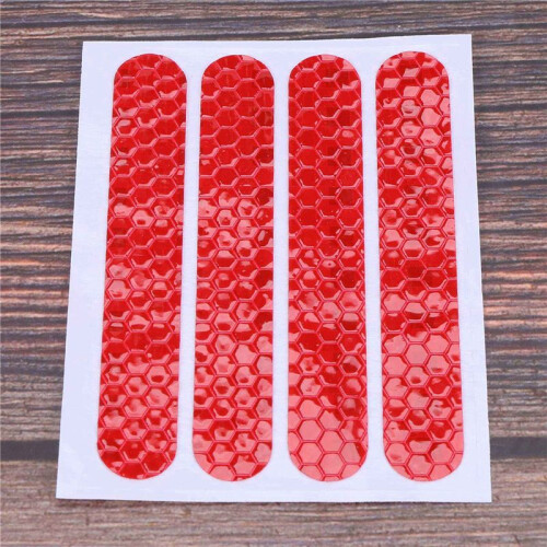 Front Rear Wheel Cover Protective Shell Reflective Sticker for  Max G30 Scooter Accessories 24PCS, Red 1