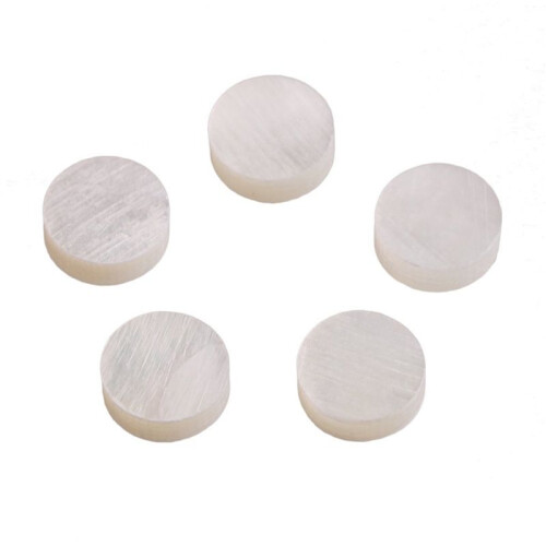 Weisse Perlmuttschale Dot Fret Inlay Maker 6mm (Packung mit 60) 2